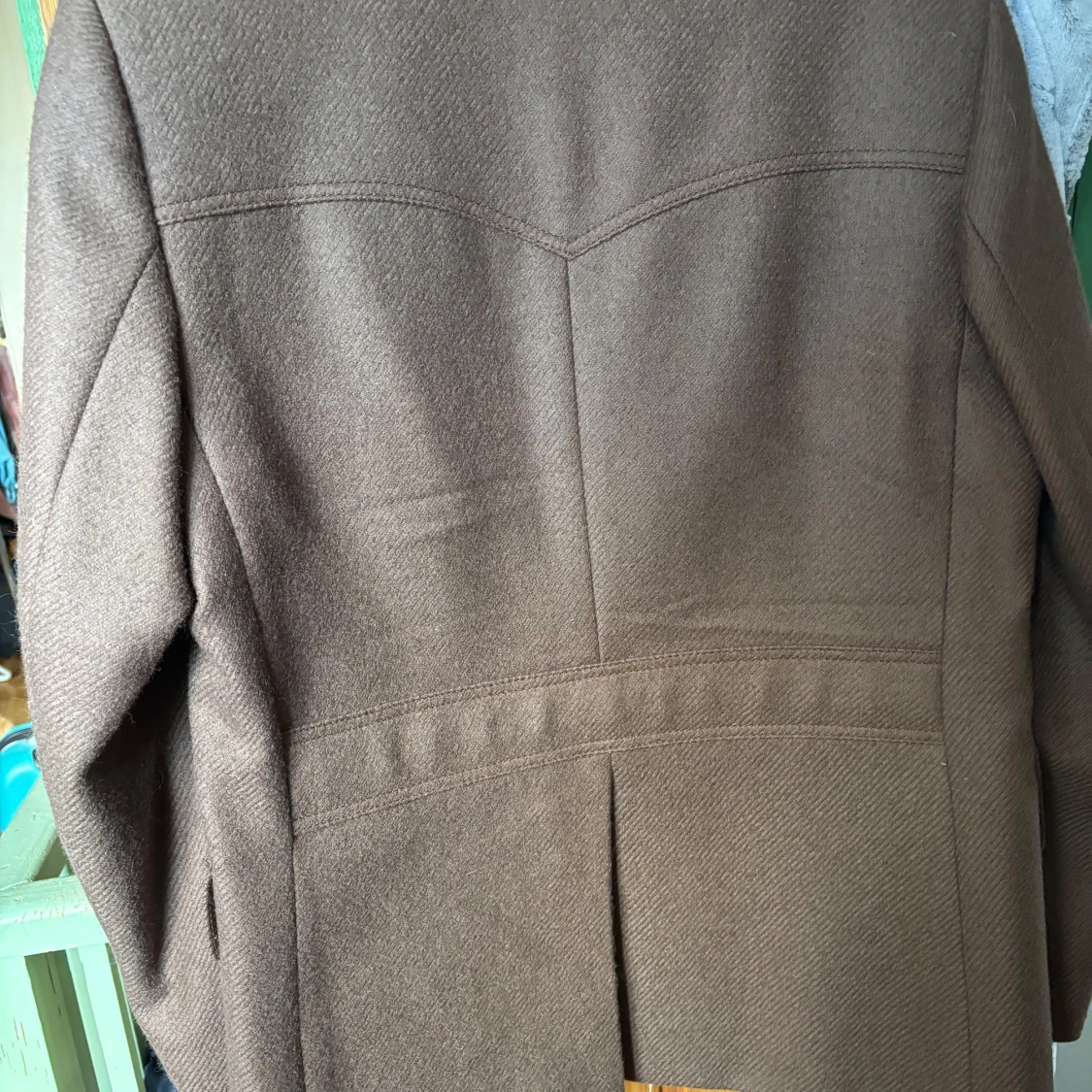 Brun ullkavaj från Strands - 2