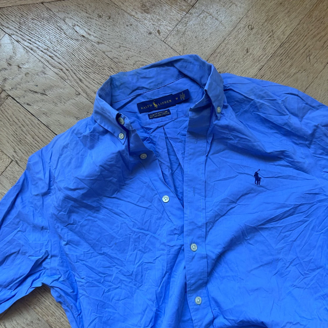 Blå skjorta från Ralph Lauren M - 1