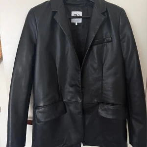 Zara Black Leather Blazer/Jacket - Zara black faux leather blazer. Used a few times but in great condition, perfect for fall outfits / night out! 