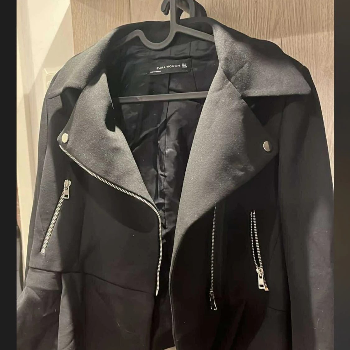 Svart jackpaket med biker- och kavajstil - 2