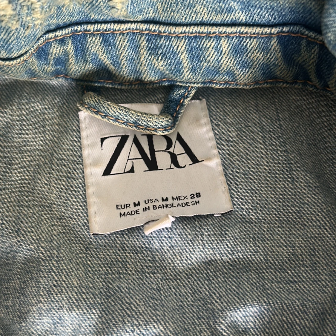 Ljusblå jeansjacka från Zara, M - 2