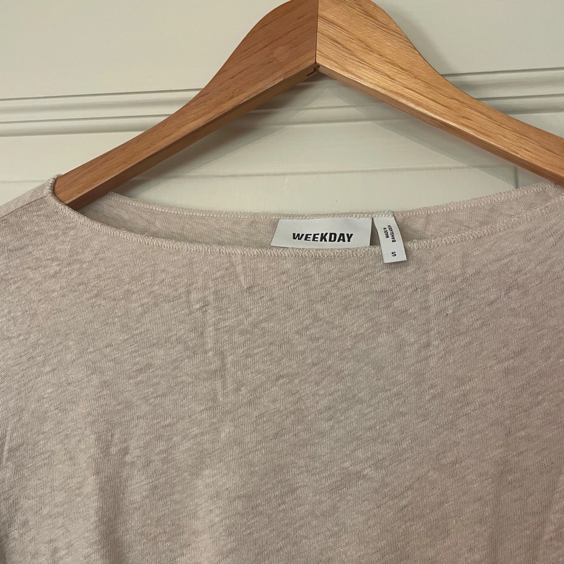 Beige långärmad topp från Weekday - 2