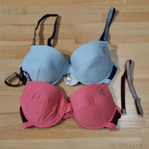 Snoopy bh 75B  - Aldrig använda 2- pack Snoopy bh 75B med avtagbara smala justerbara axelband 