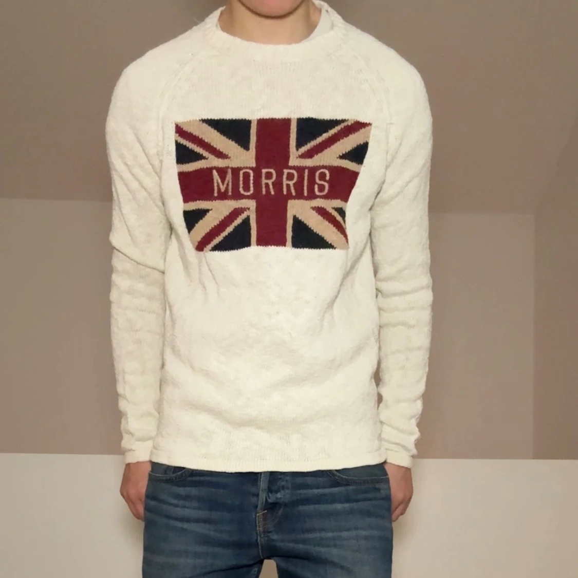 Vit Morris Storbritannien tröja - 1