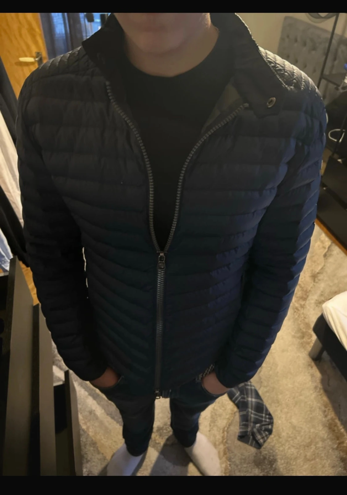 Mörkblå pufferjacka från Colmar - 2