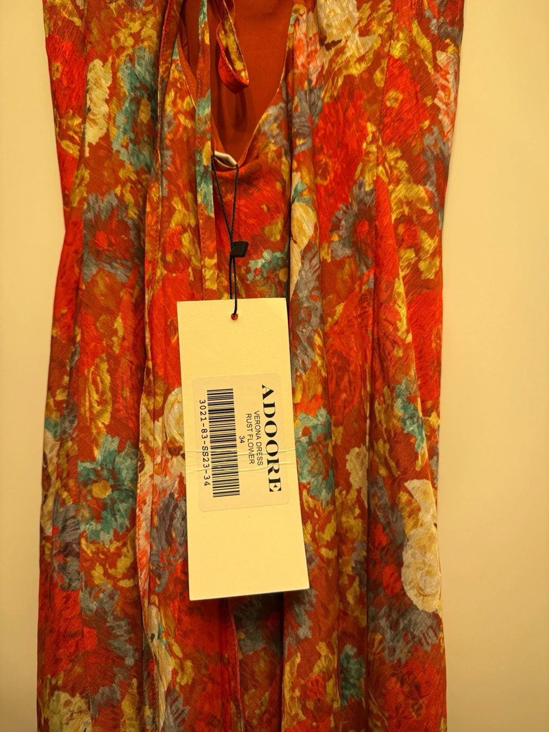 Blommig långklänning från Adoore - 3