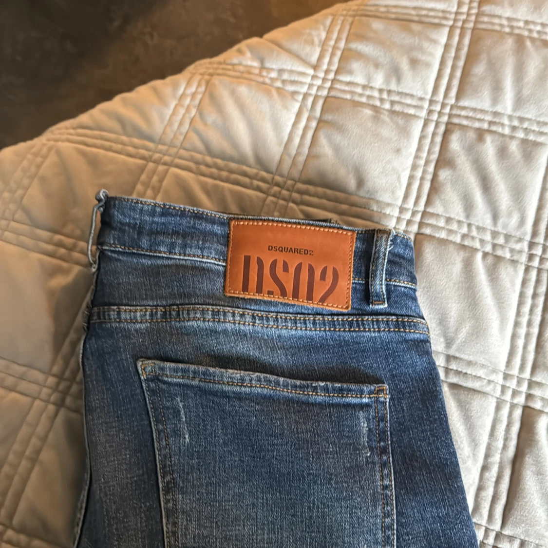 Blå Dsquared2 jeans med slitningar - 2