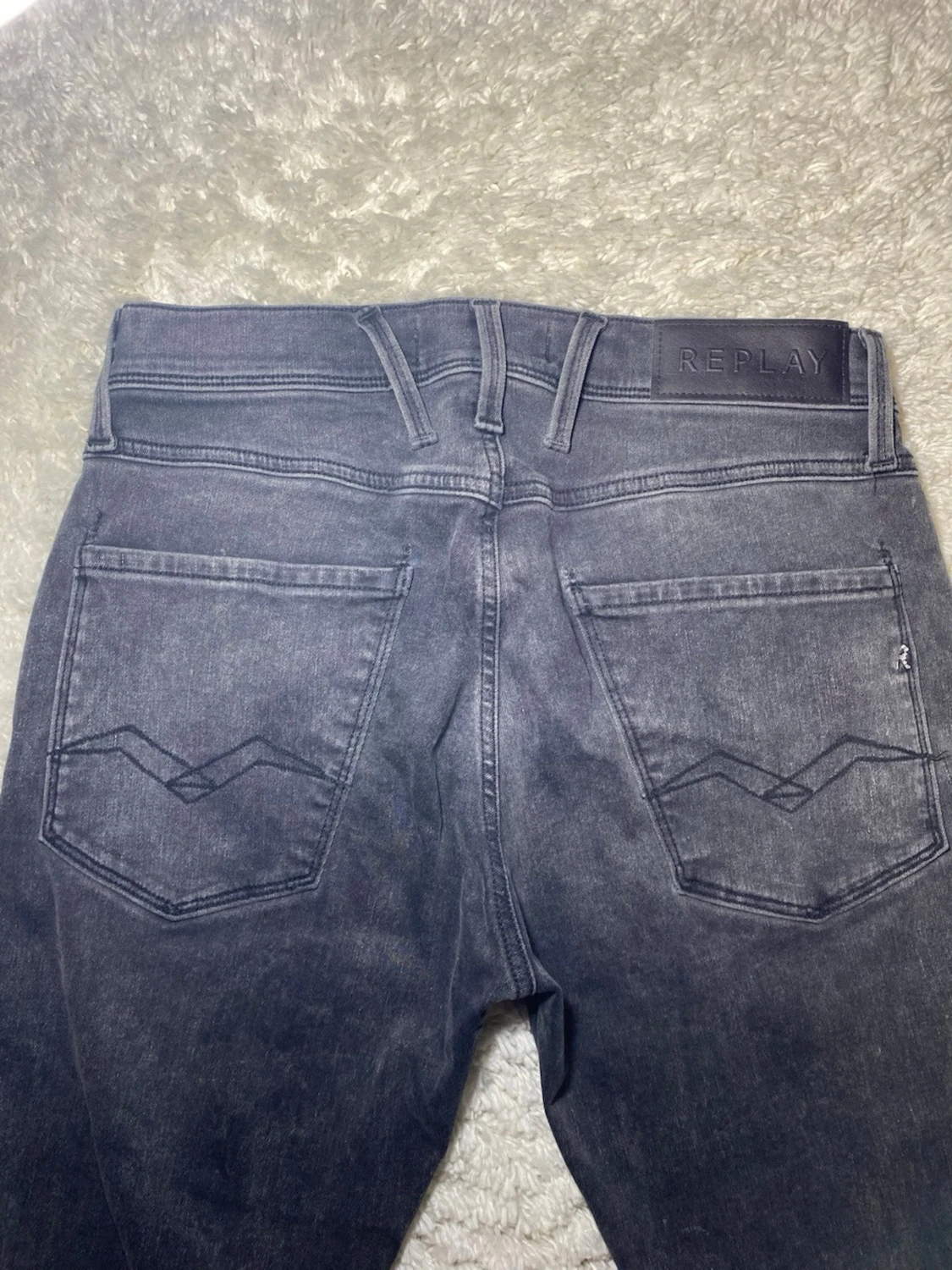 Svarta Replay Anbass jeans - 3