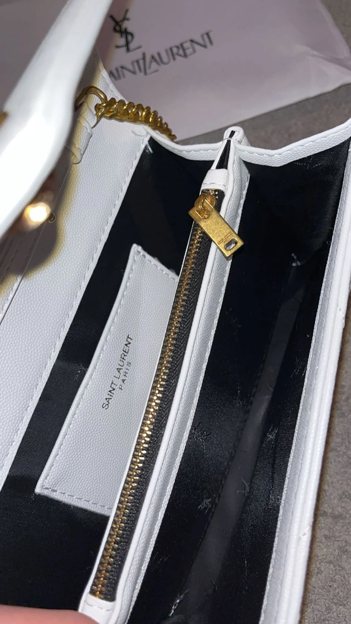 Saint Laurent Envelope Chain Wallet - 3