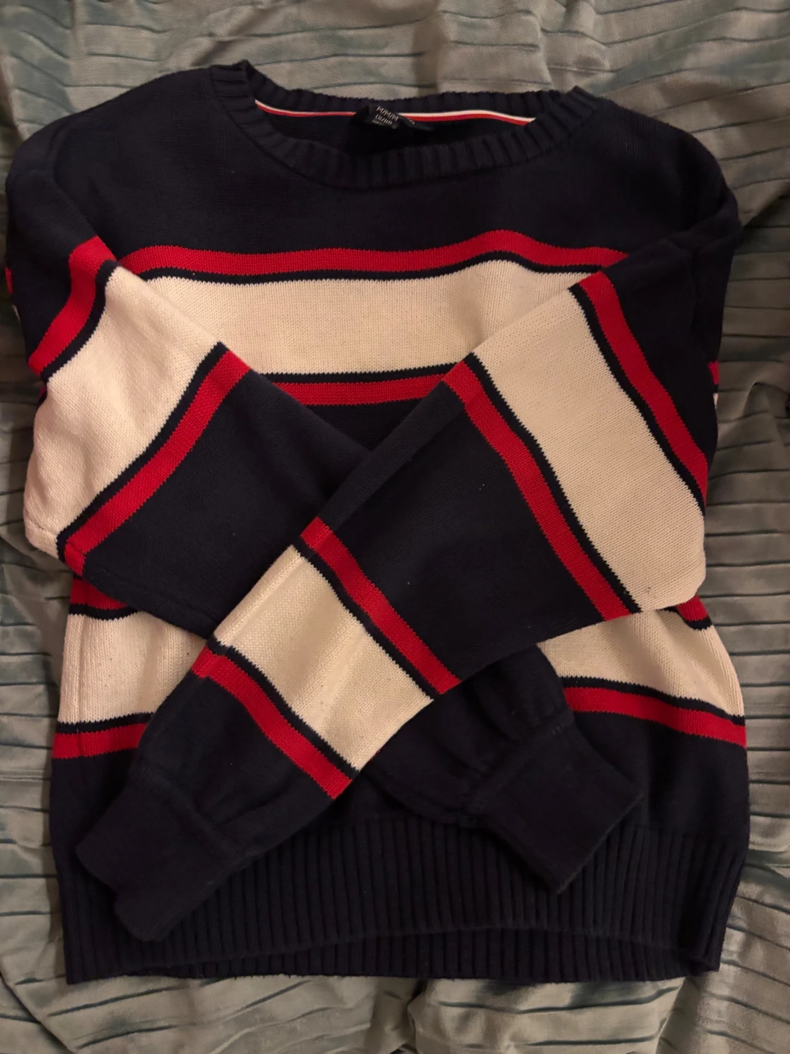 Randig stickad tröja Tommy Hilfiger - 1