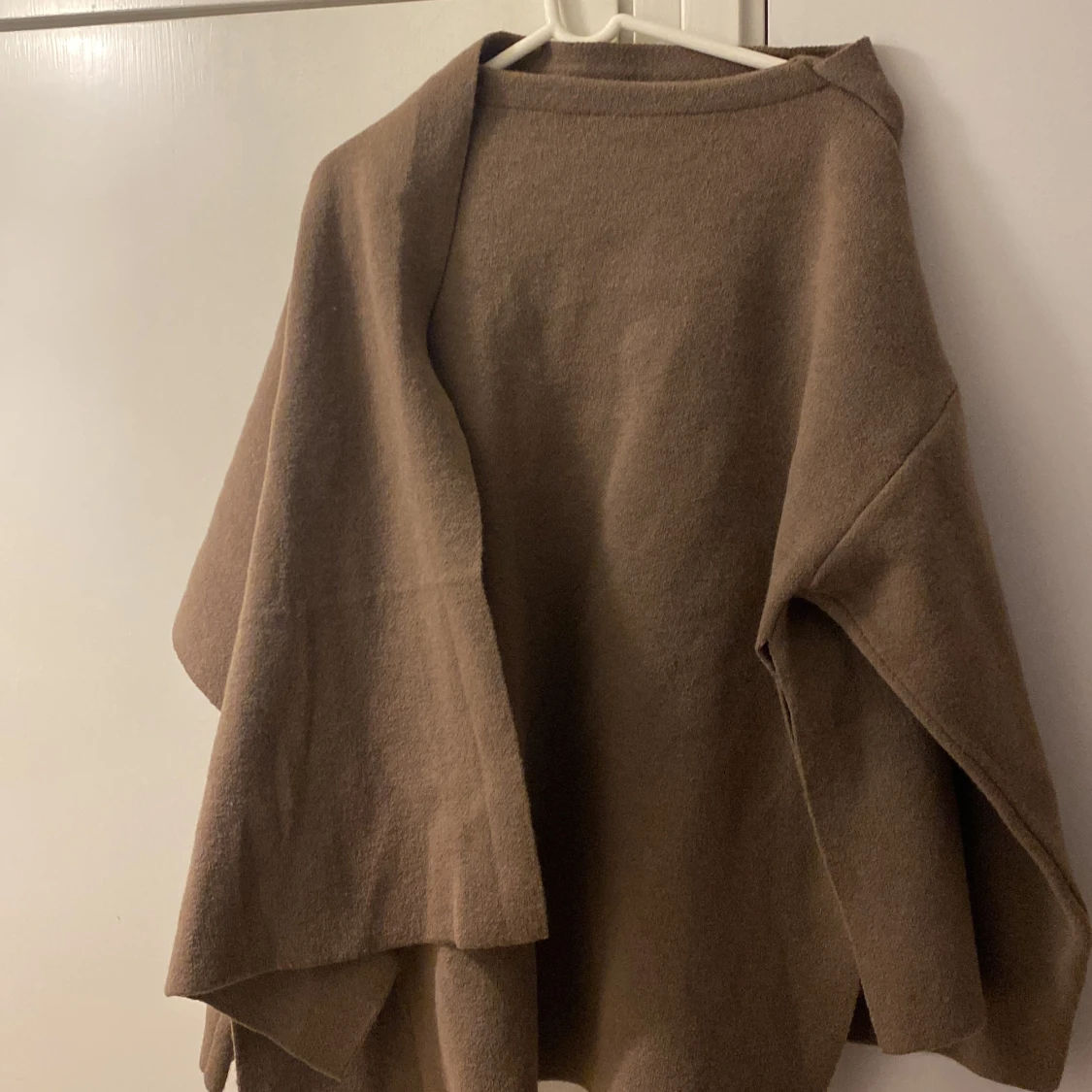 Brun oversized ullkappa - 2