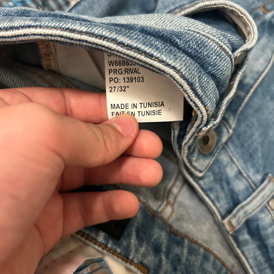 Blå jeansbyxor från tiger of Sweden 27/32 - 1