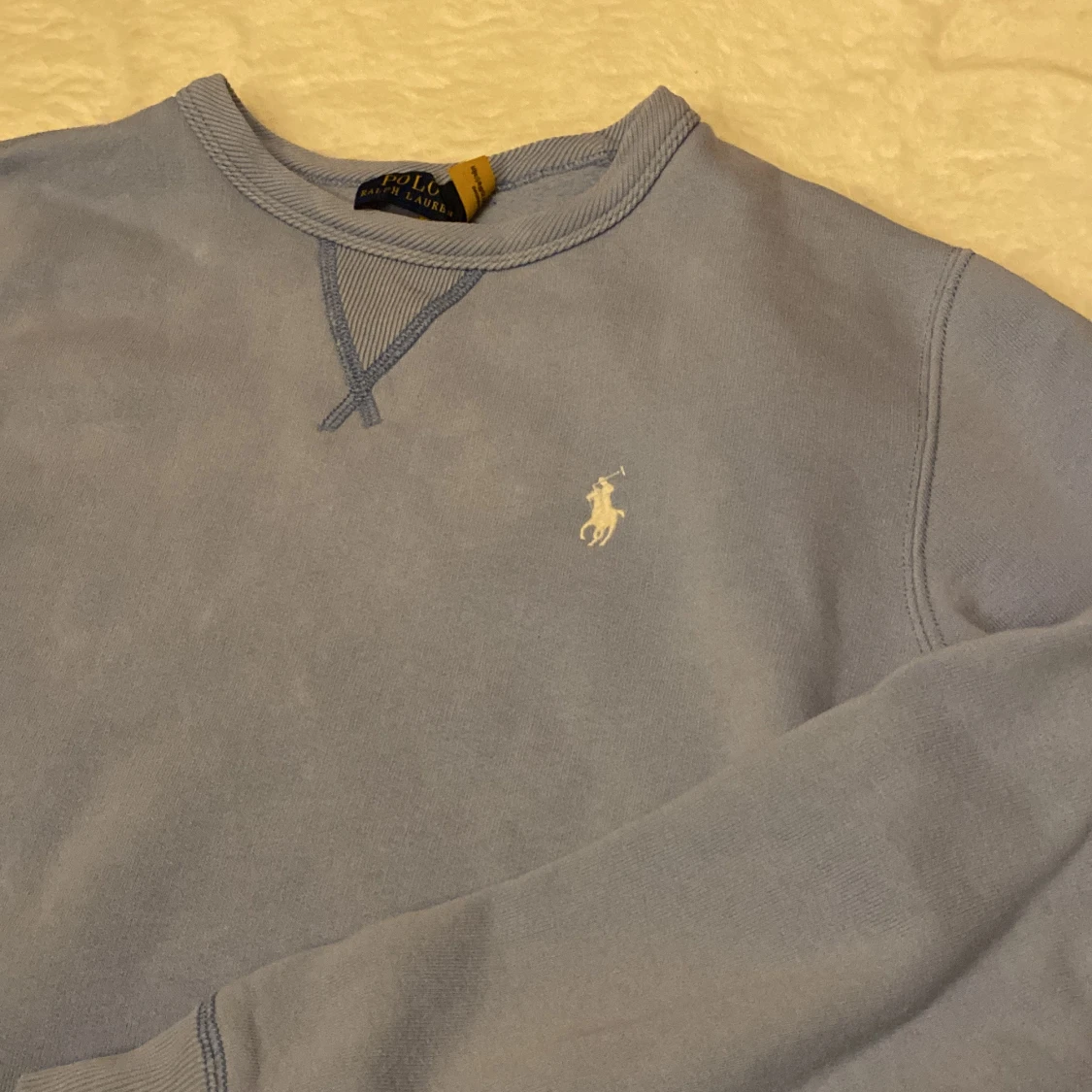 Ljusblå sweatshirt från Polo Ralph Lauren - 2