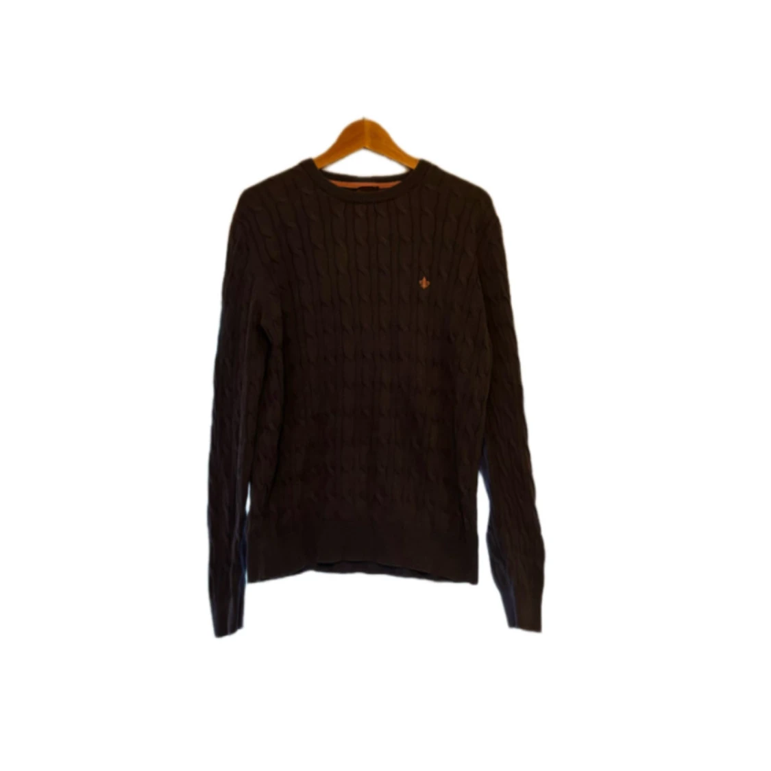 Kabelstickad Morris tröja