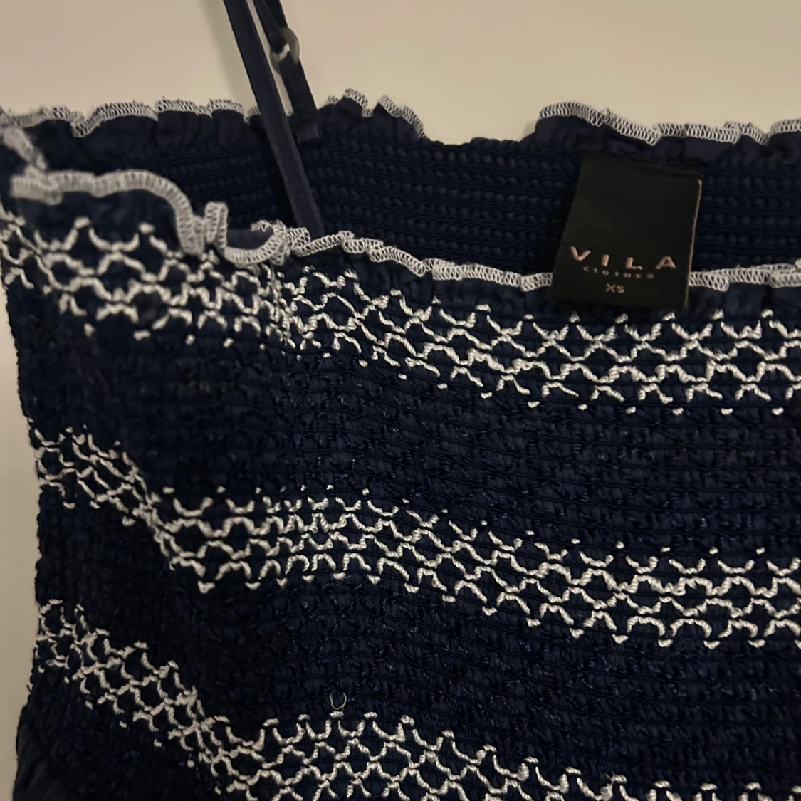 Marinblå långt linne från Vila XS - 2