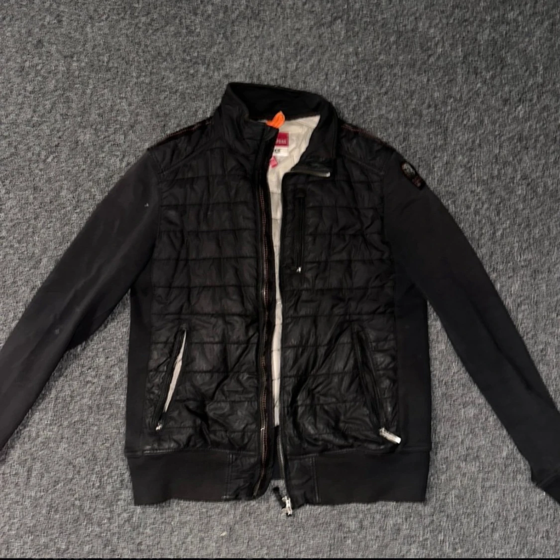 Svart quiltad jacka Parajumpers