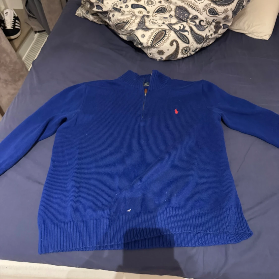 Blå stickad tröja Polo Ralph Lauren