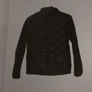 Svart pufferjacka från Everest - Svart pufferjacka från Everest med quiltad framsida och dragkedja. Jackan har långärmade släta ärmar och en stilren, sportig look. Perfekt för kyliga dagar och enkel att matcha med din vardagsstil.