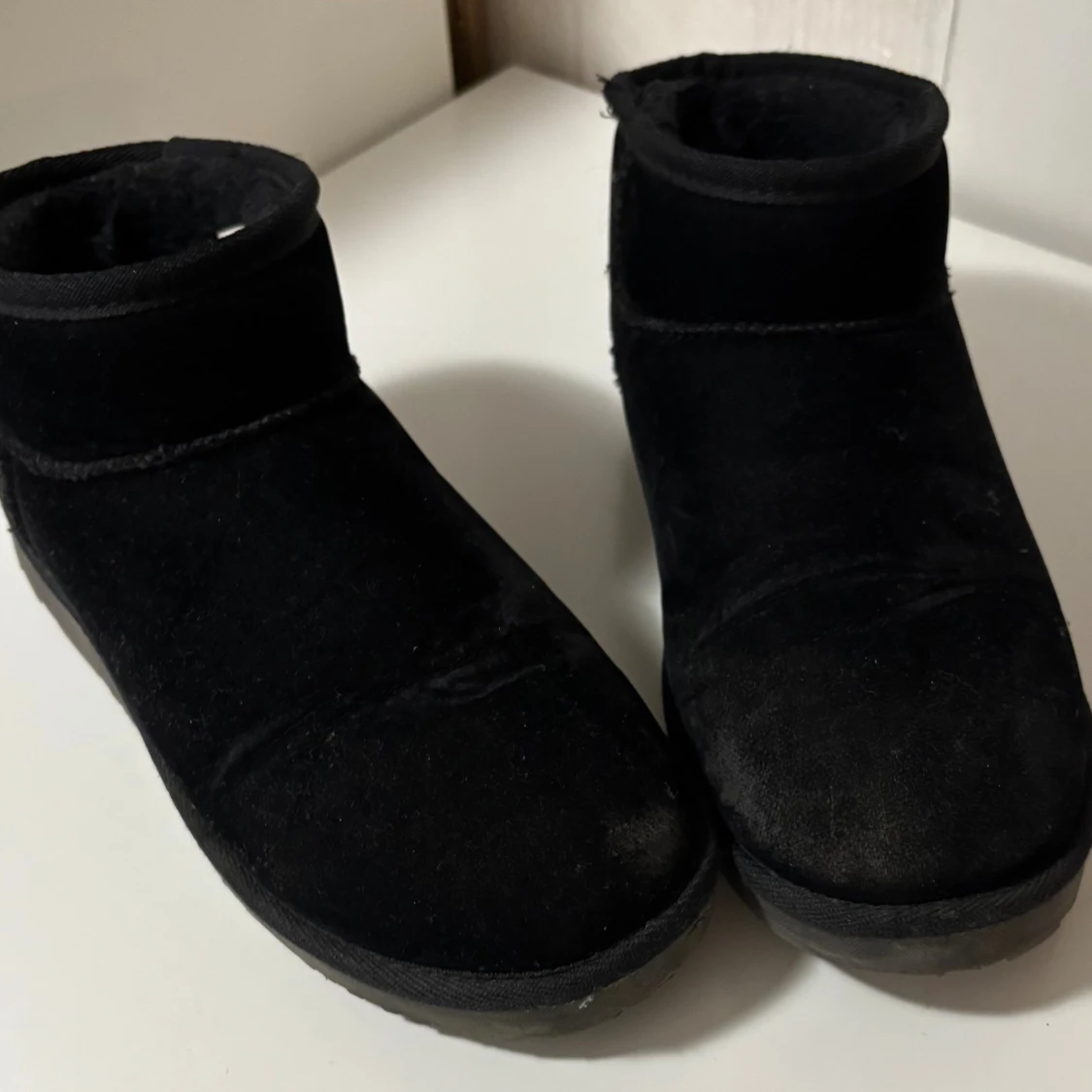 Svarta mockaboots med rund tå - 3