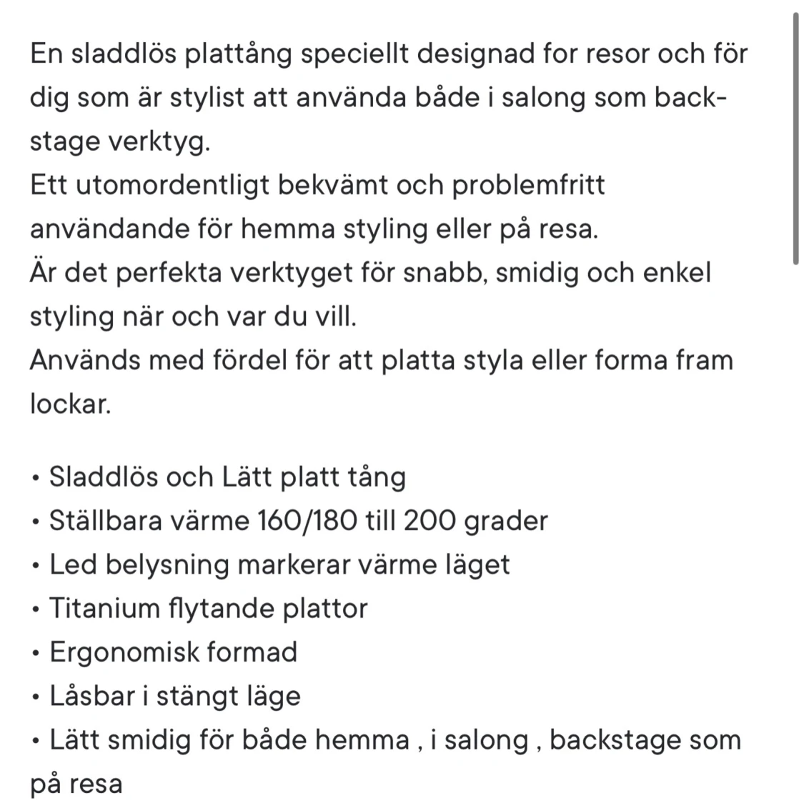 Balmain paris plattång  - 2