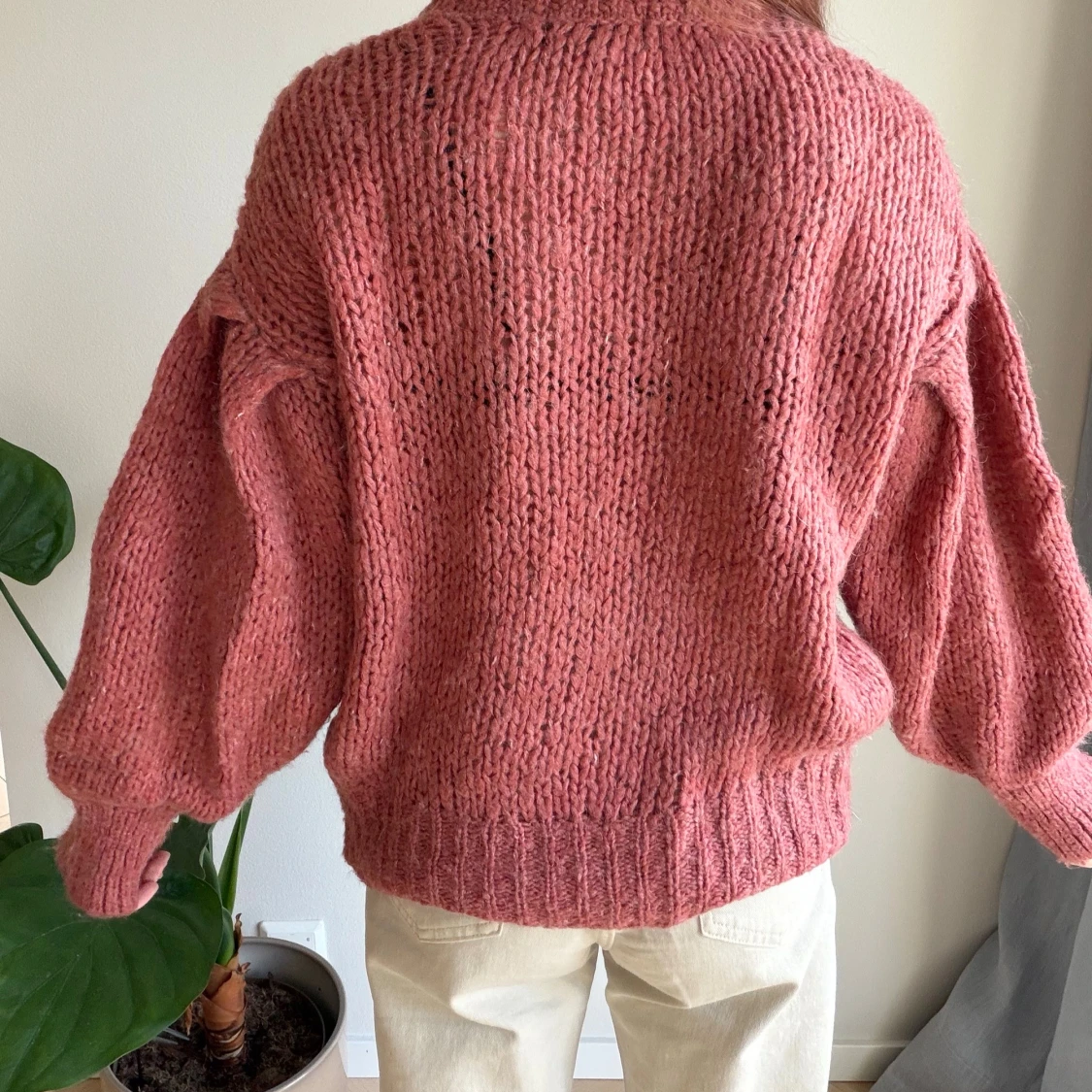 Pink knit pullover Bikbok XS  - 1