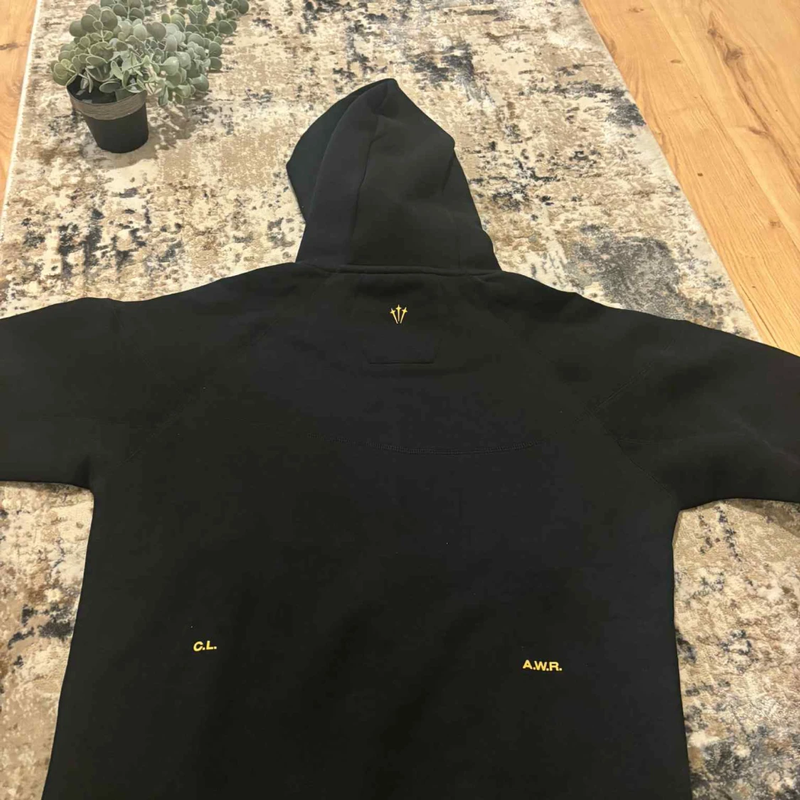 Svart NOCTA Nike hoodie med dragkedja - 1