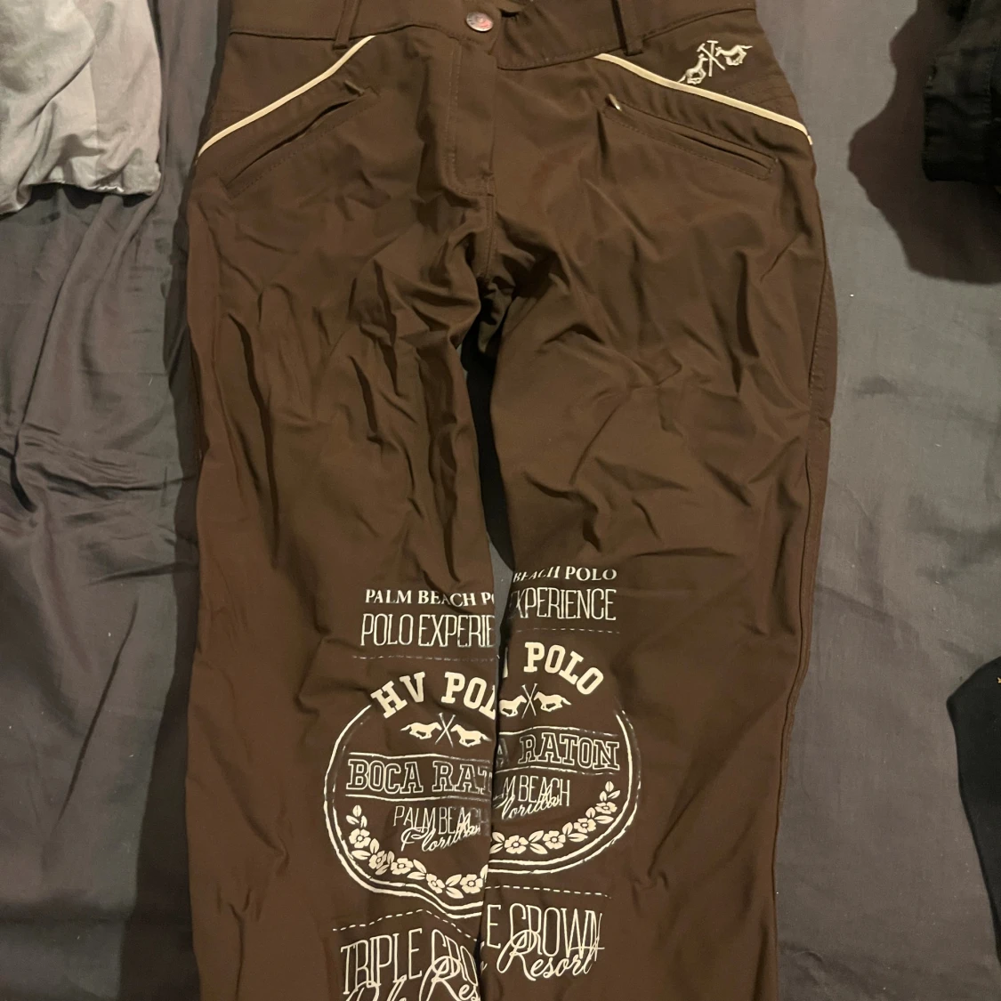 Bruna HV Polo täckbyxor med tryck ridbyxor 