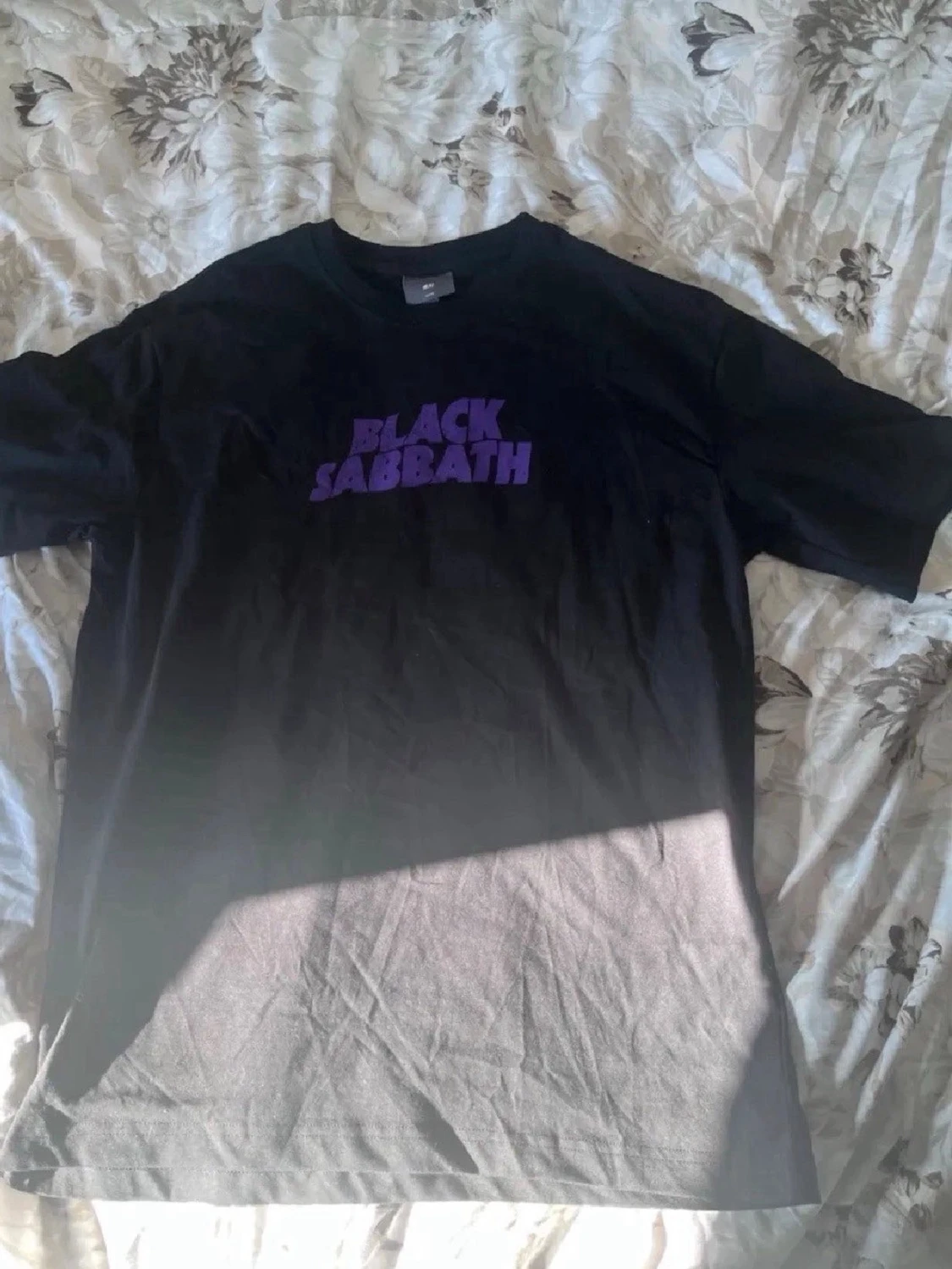 Svart Black Sabbath t-shirt