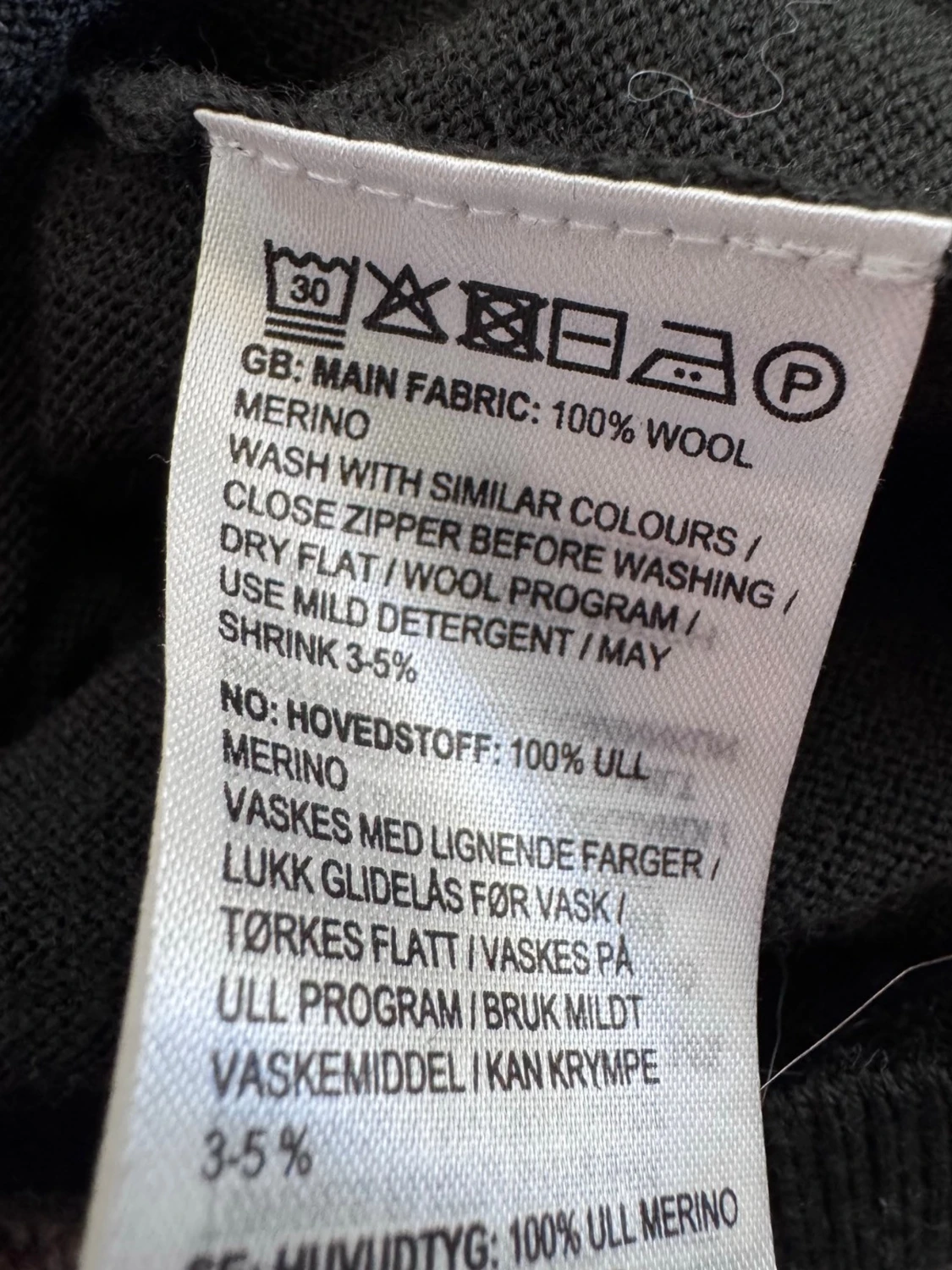 100% Merino Halvzip - 3