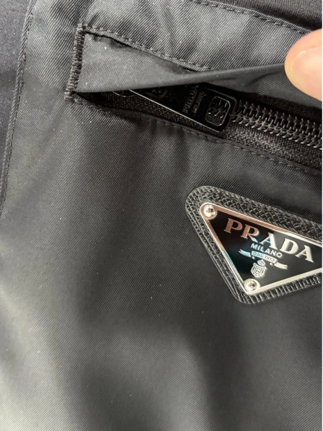 Svart Prada nylon jacka  - 1
