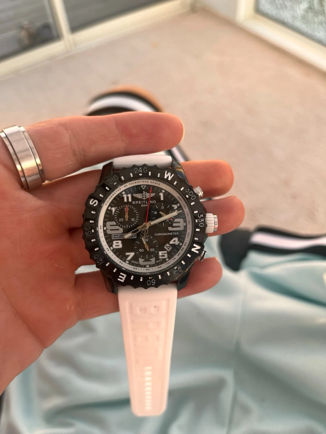 Breitling Endurance Pro vit klocka - 5