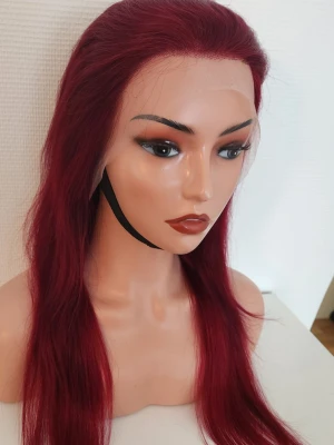 100% human hair SDD, äkta hår Straight wig 24" - 100% human hair SDD, äkta hår Straight wig 