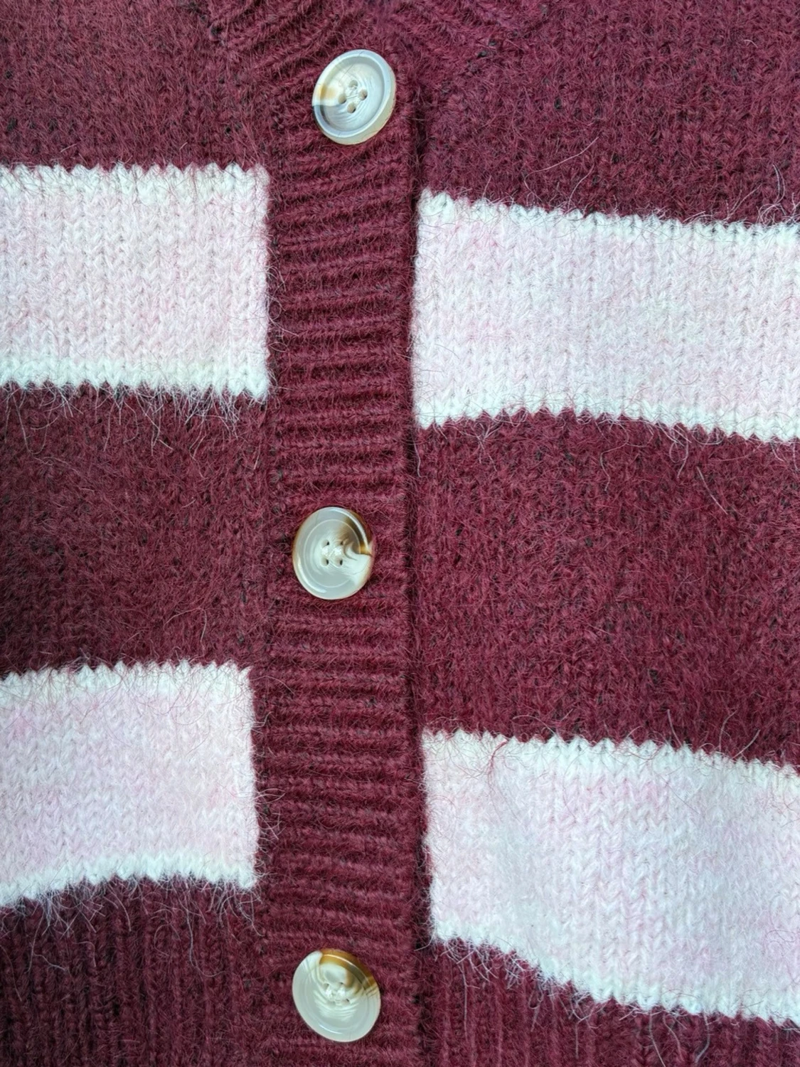 Randig burgundy kofta Edikted - 5