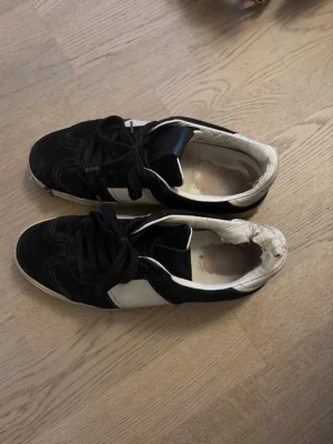 Valentino flycrew sneakers  - Svarta sammet flycrews i storlek 38. Använt skick men lädret vid hälarna syns ej när de är på. Tappat några nitar.
