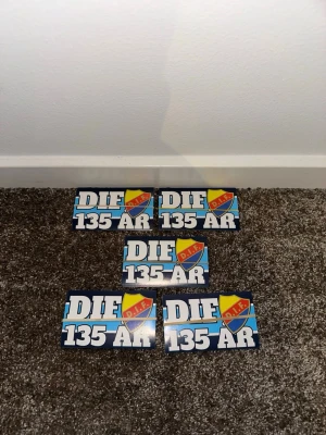 100 stycken Djurgården stickers/klibbor  - 100 stycken 