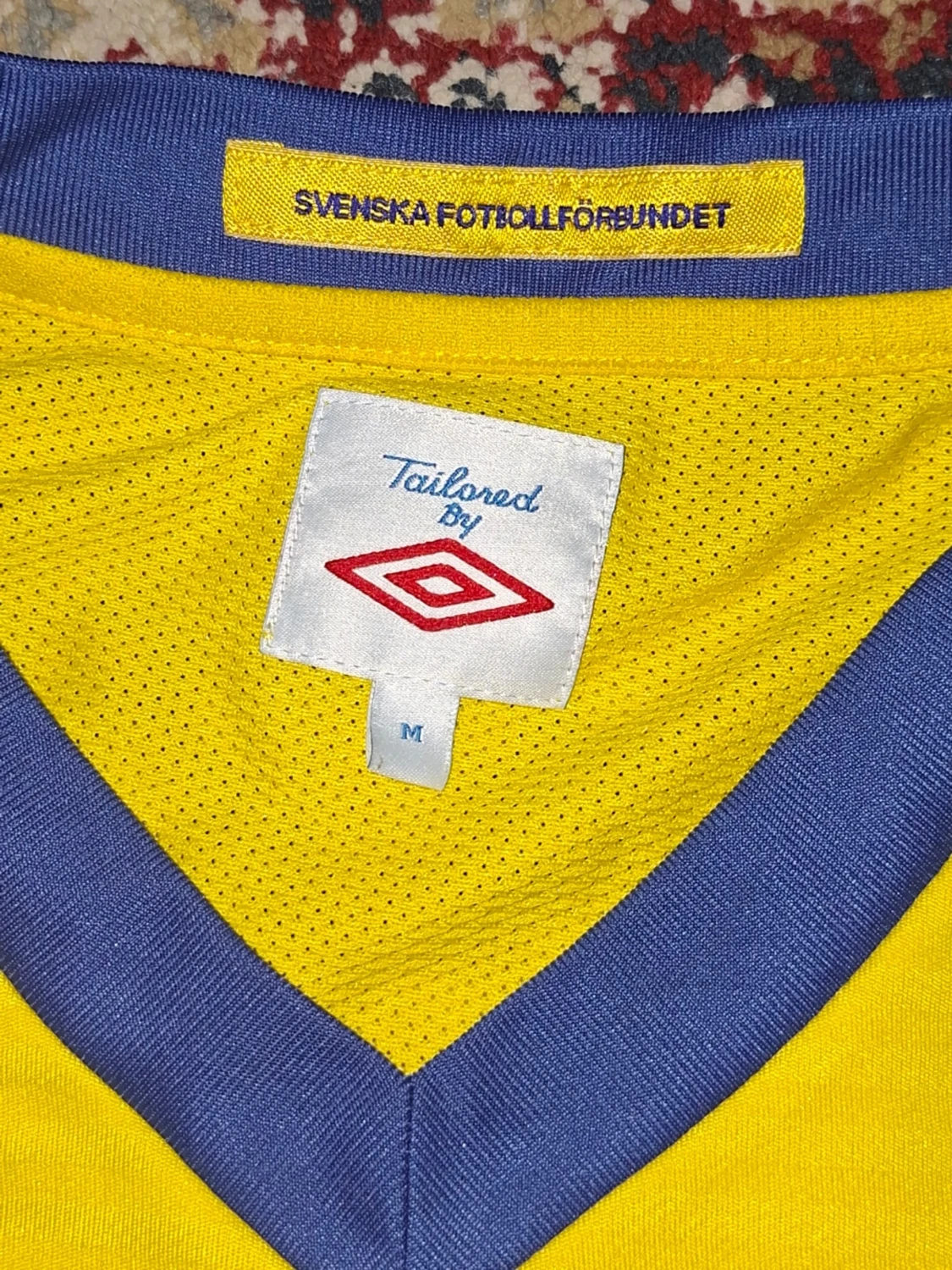 Svensk landslagströja Umbro gul - 2