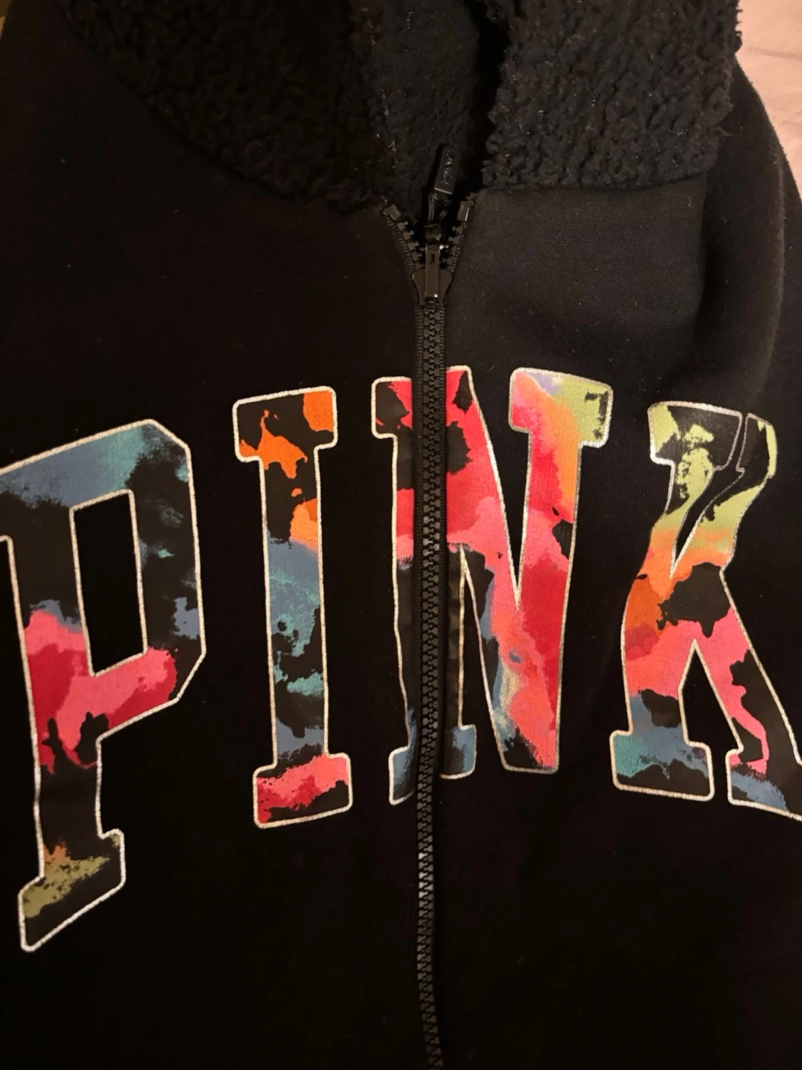 PINK Victoria secret zip hoodie  - 1