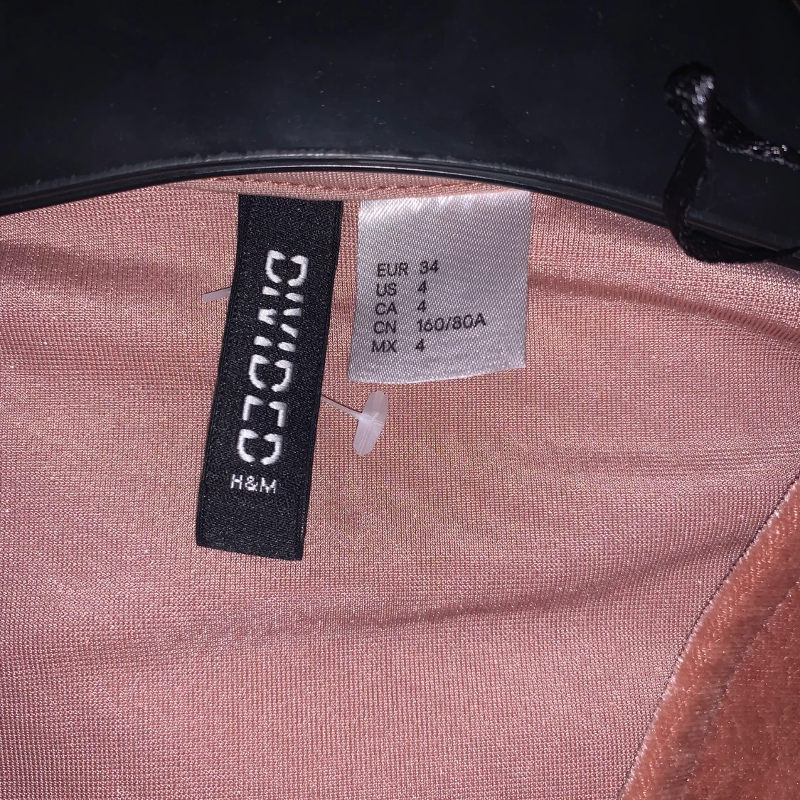 Sammet champagne rosa klänning - 91