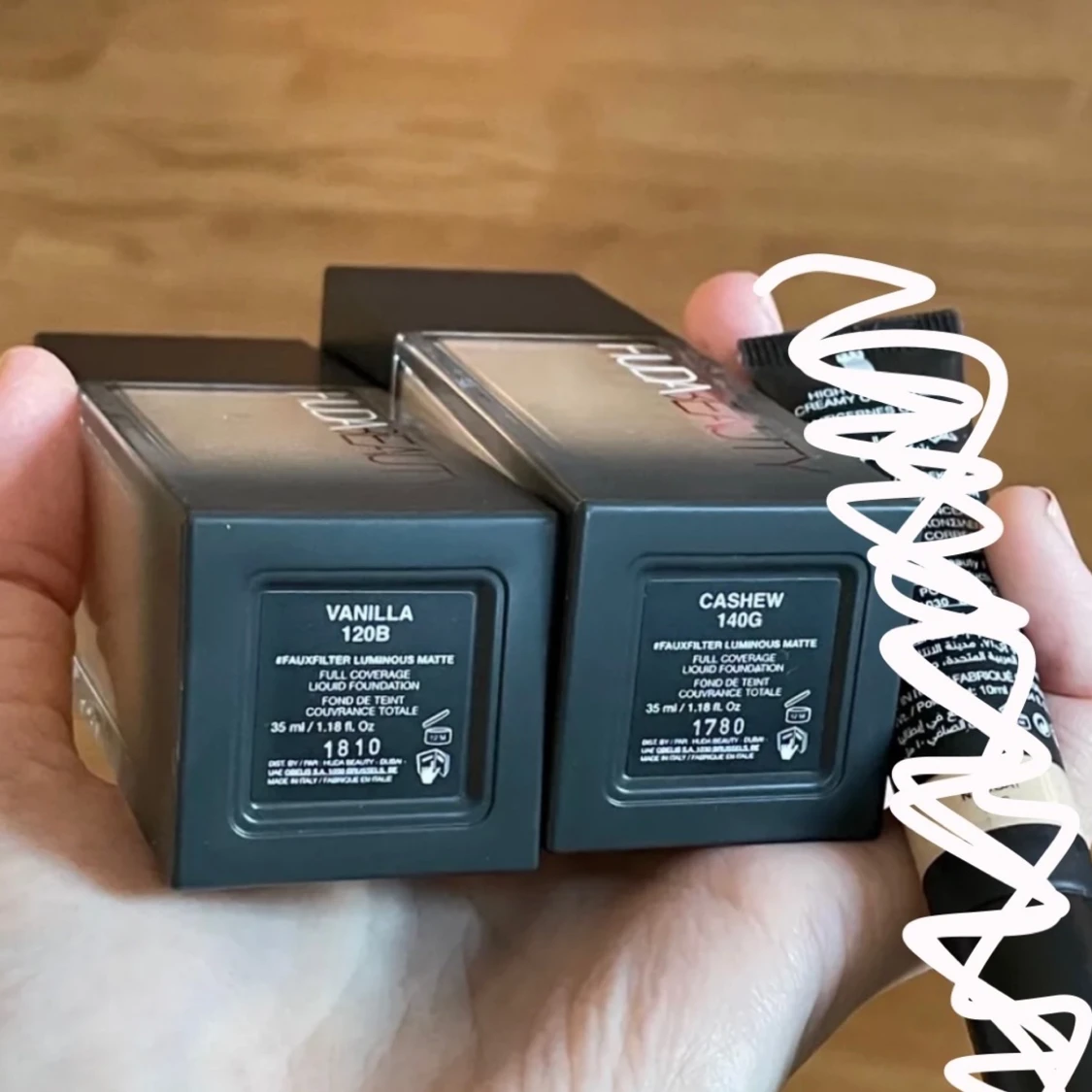 Huda Beauty fauxfilter luminous matte + concealer - 90