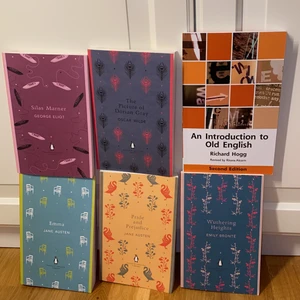 Böcker - Kända engelska böcker med olika författare, penguin english library och introduktion till det gamla språket! I nyskick aldrig lästa kan fixa fler bilder, 150st eller paketpris