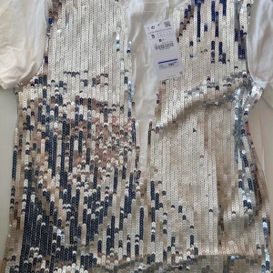 Paljett tshirt  - Paljett tshirt från zara som aldrig är använd(prislapp sitter kvar), strl S 
