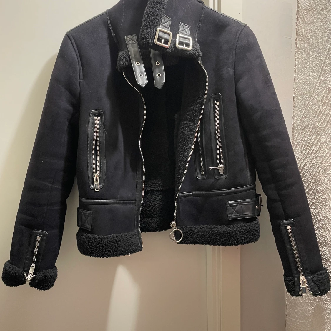 Mocka jacka från zara storlek S