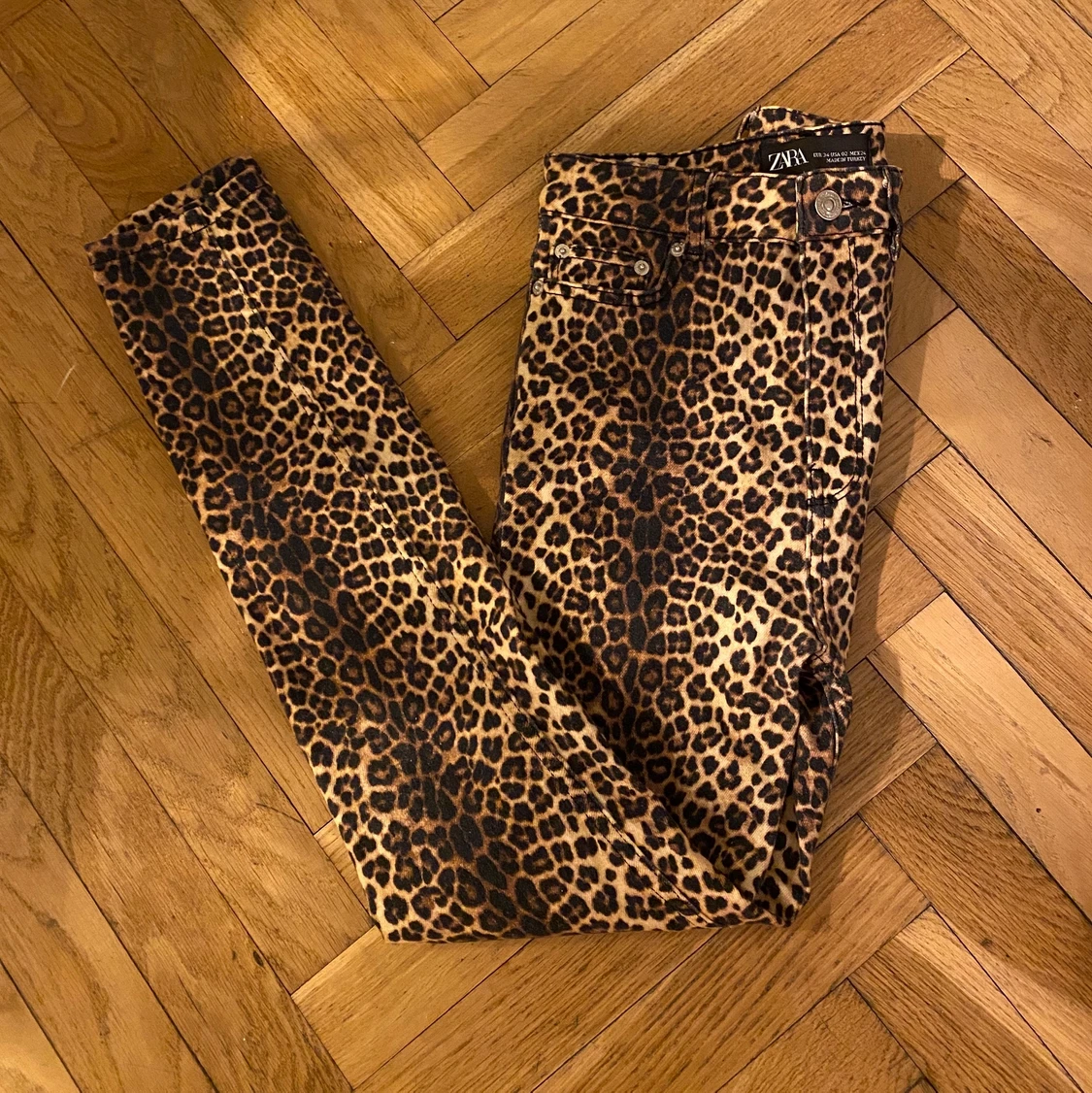 Leopardjeans från zara xs - 90