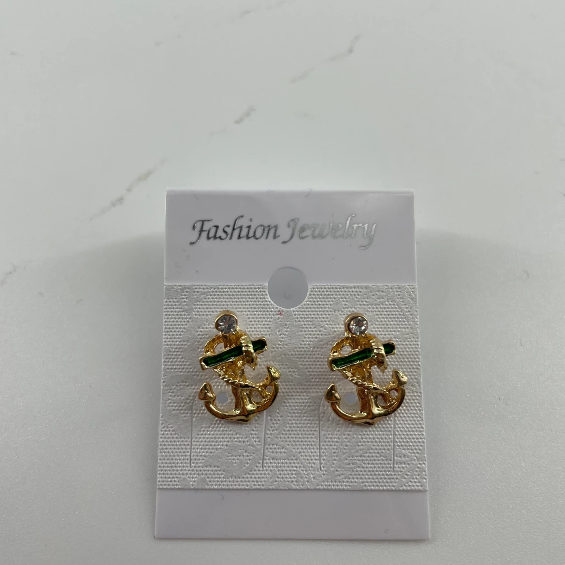 Gold earrings