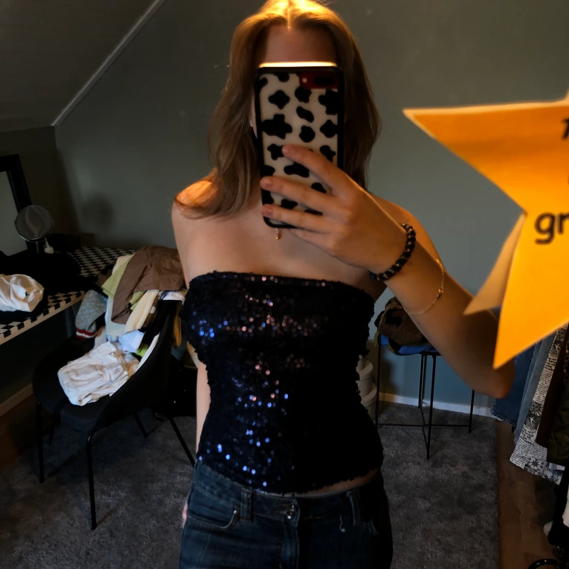 Glittrigt linne - 90