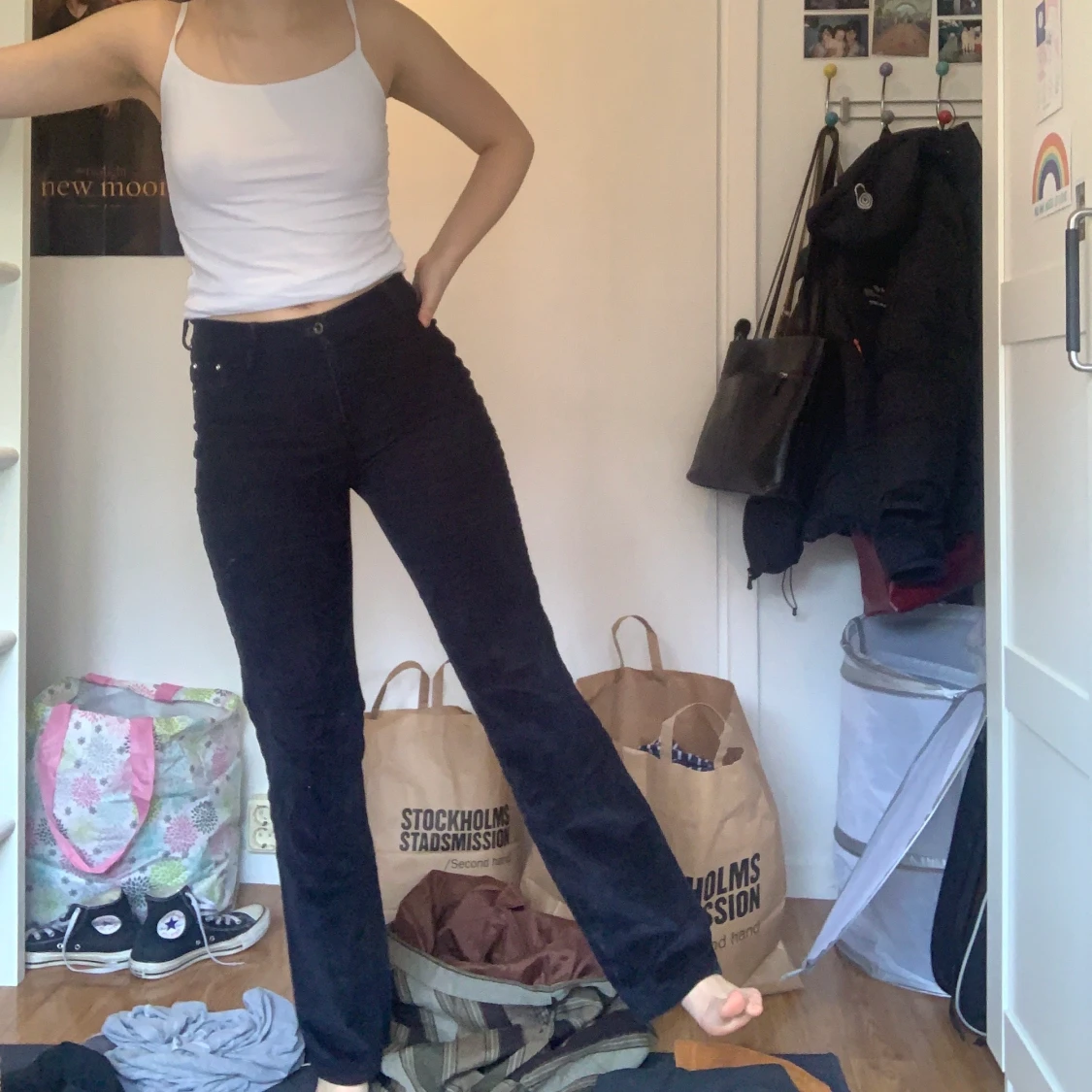 Svarta Manchester byxor  - 90