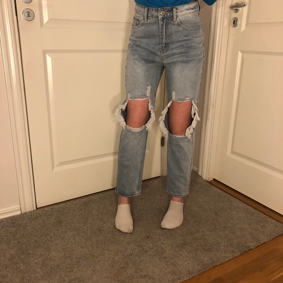 SHEIN Jeans, ljusblå, S