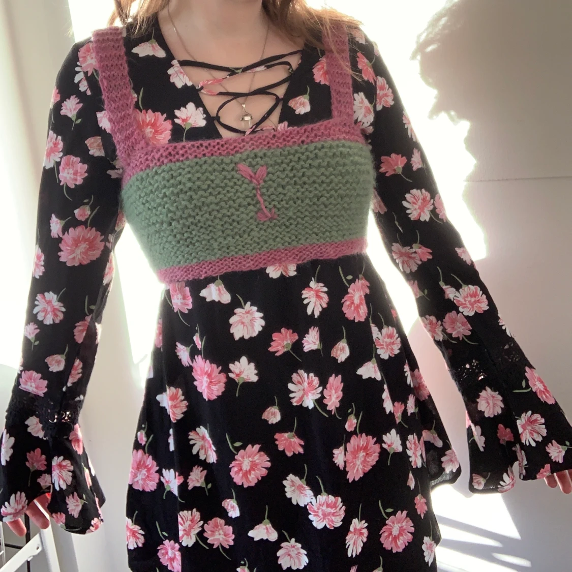 Handstickad bustier - 91