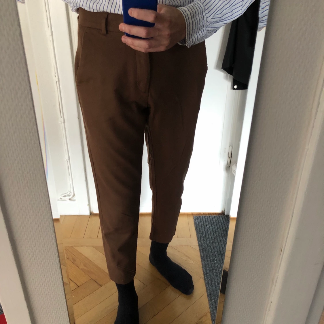 Bruna yllebyxor från Cos, strl: 48