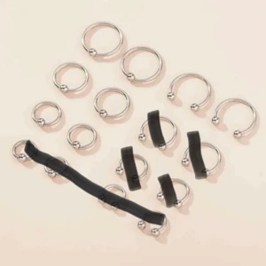 Piercingar - Säljer oanvända piercingar i silver. Funkar för smiley, septum, daith, näsvinge m.m. 🌹Köparen står alltid för frakten. Ansvarar ej för postens slarv. Köpt är köpt🌹